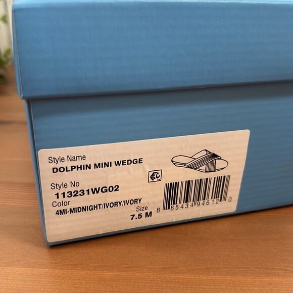 Jack Rogers Rope Dolphin Mini Wedge Slide Sandals Size 7.5 - Picture 11 of 11